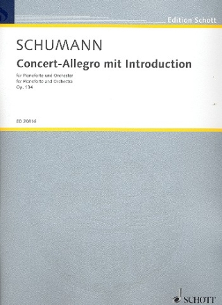 Concert-Allegro mit Introduction op.134 fr Klavier und Orchester Partitur