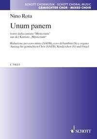 Unum Panem fr gemischten Chor Partitur