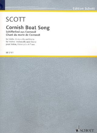 Cornish Boat Song fr Violine, Violoncello und Klavier Stimmen