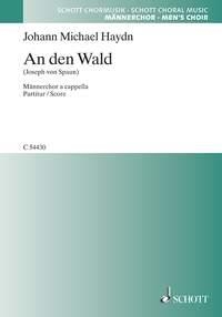 An den Wald fr Mnnerchor a cappella Partitur