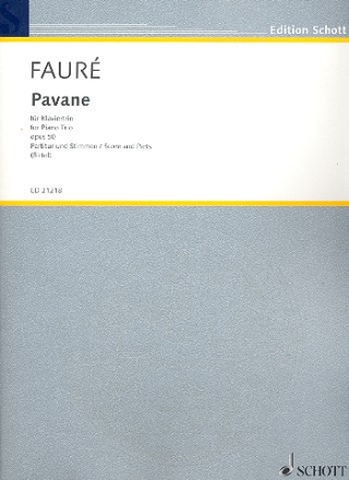 Pavane op. 50 fr Klaviertrio Partitur und Stimmen