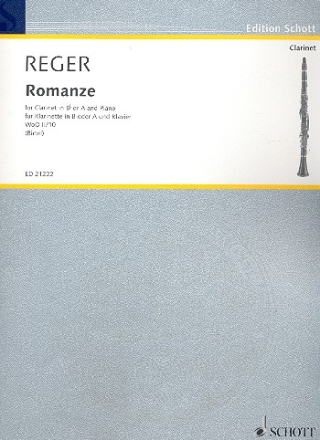 Romanze G-Dur WoO II/10 fr Klarinette in B oder A und Klavier