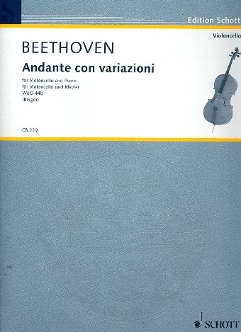 Andante con variazioni WoO 44b fr Violoncello und Klavier