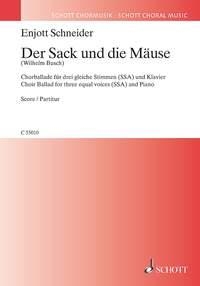 Der Sack und die Muse fr 3 gleiche Stimmen (SSA) und Klavier Partitur