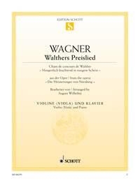 Walthers Preislied WWV 96 fr Violine (Viola) und Klavier