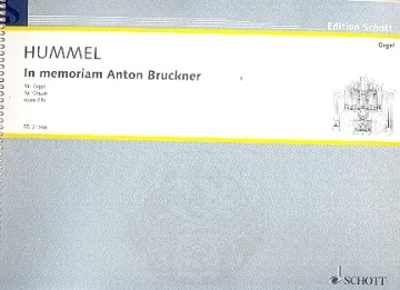 In memoriam Anton Bruckner op.91a fr Orgel