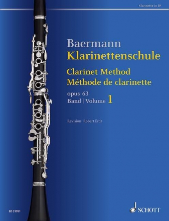 Klarinettenschule op.63 Band 1 (+Online Audio) fr Klarinette (deutsches und Bhm-System)