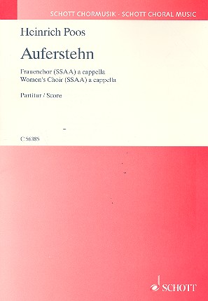 Auferstehn fr Frauenchor a cappella Partitur