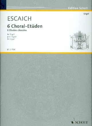 6 Choral-Etden fr Orgel