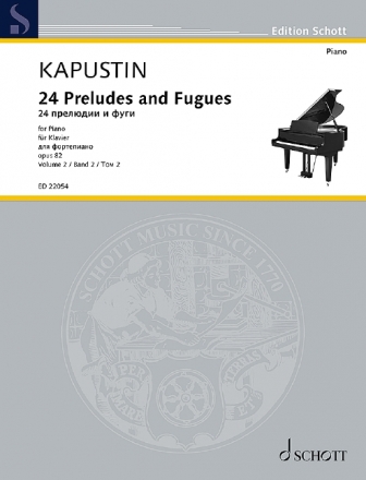 24 Prludien und Fugen op.82 Band 2 (Nr.13-24) fr Klavier