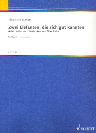 Zwei Elefanten die sich gut kannten fr Gesang und Klavier Partitur