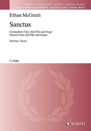 Sanctus fr gem Chor und Orgel Partitur