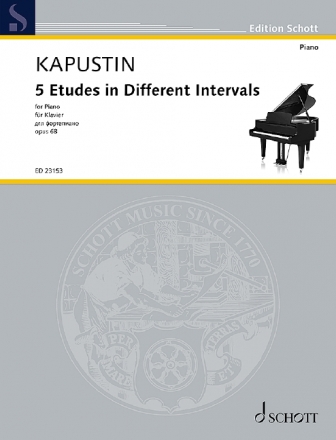 5 Etudes in different Intervals op.68 fr Klavier