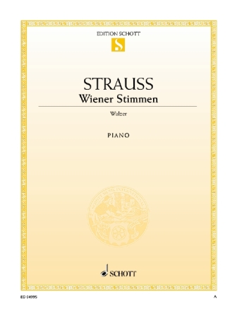 Strau, Josef, Wiener Stimmen fr Klavier Einzelausgabe