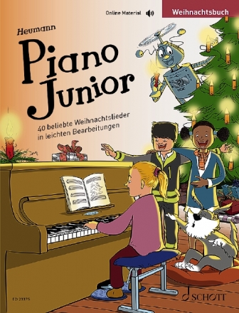 Piano Junior - Weihnachtsbuch (+Online Audio) fr Klavier