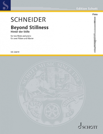 Hinter der Stille fr 2 Flten und Klavier Partitur und Stimmen