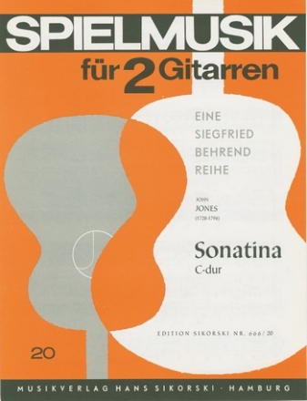 Sonatina C-Dur fr 2 Gitarren Partitur und Stimme