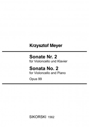 Sonate Nr.2 op.99 fr Violoncello und Klavier