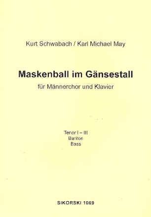 Maskenball im Gnsestall fr Mnnerchor und Klavier Partitur