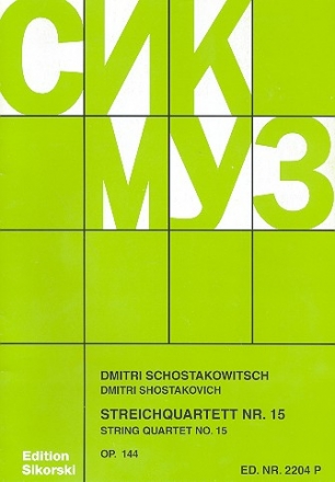 Streichquartett op.144,15  Partitur