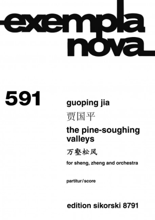 SIK8791 The Pine-Soughing Valleys fr Sheng, Zheng und Orchester Partitur