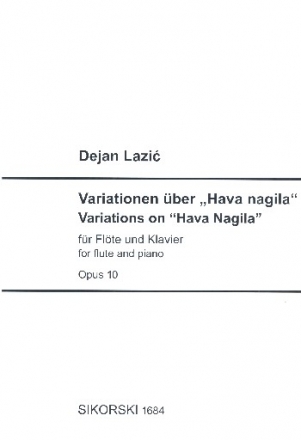 Variationen ber Hava nagila op.10 fr Flte und Klavier