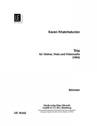 Trio fr Streichtrio Stimmen