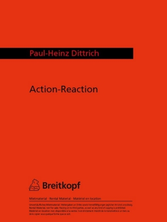 Dittrich, Paul-Heinz Action-Reaction fr Oboe, Tonband und Synthesizer