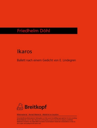 Ikaros fr Orchester Partitur