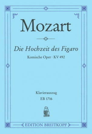 Die Hochzeit des Figaro KV492  Klavierauszug (it/dt)