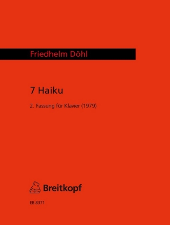 Sieben Haiku  S,Klav