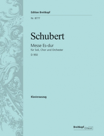 Messe Es-Dur D950 fr Soli, Chor und Orchester Klavierauszug