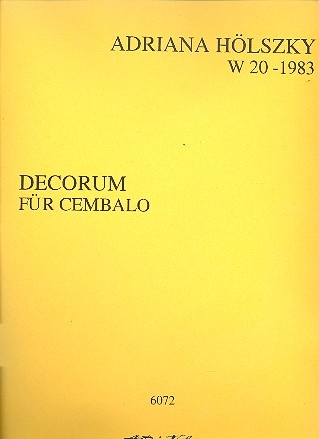 Decorum W20-1983 fr Cembalo