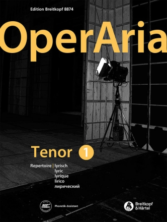 OperAria Tenor Band 1 (lyrisch) (+MP3 Audio) fr Tenor und Klavier Texte in dt/en