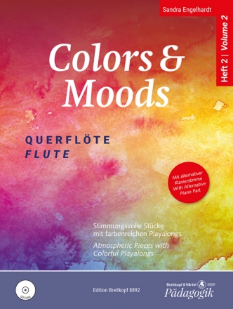 Colors and Moods Band 2 (+CD) fr 1-2 Flten (Klavier ad lib) Spielpartitur (mit Klavierstimme zum Ausdrucken als PDF)