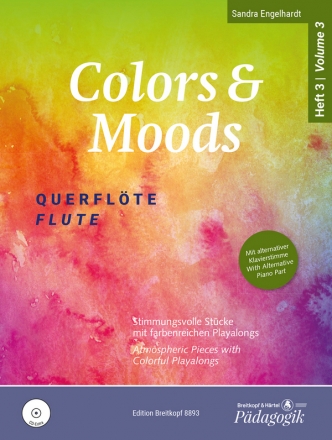 Colors and Moods Band 3 (+CD) fr 1-2 Flten (Klavier ad lib) Spielpartitur (mit Klavierstimme zum Ausdrucken)