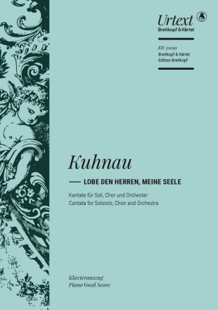 Kuhnau, Johann Lobe den Herren, meine Seele GCh,Ens Klavierauszug