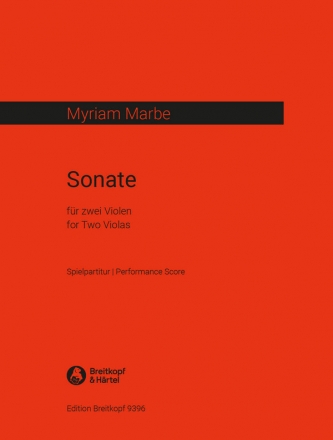 Marbe, Myriam, Sonate fr 2 Violen