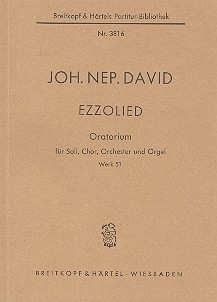 Ezzolied Werk51 fr Soli, gem Chor, Orchester und Orgel Studienpartitur