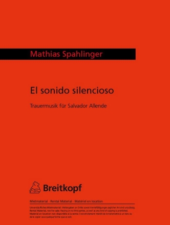 Spahlinger, Mathias El sonido silencioso 7 Frauen,Tb Partitur