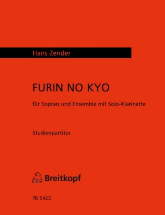 Furin No Kyo fr Sopran und Ensemble Studienpartitur