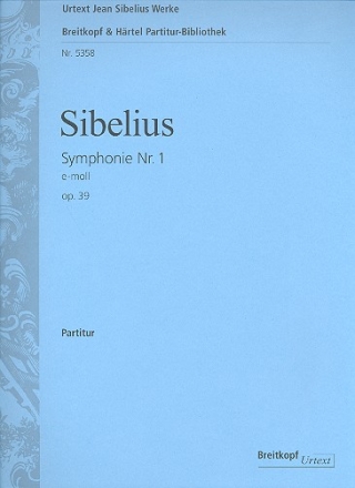 Sinfonie e-Moll Nr.1 op.39 fr Orchester Partitur