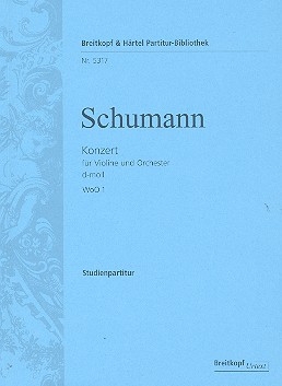 Konzert d-Moll WoO1 fr Violine und Orchester Studienpartitur