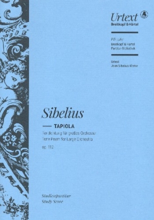 Tapiola op.112 fr Orchester Studienpartitur