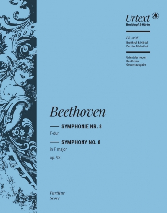 Sinfonie F-Dur Nr.8 op.93 fr Orchester Partitur