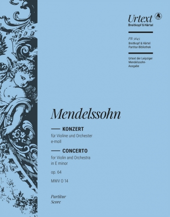 Konzert e-Moll op.64 MWV014 fr Violine und Orchester Partitur