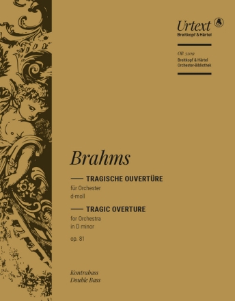 Tragische Ouvertre d-Moll op.81 fr Orchester Kontrabass