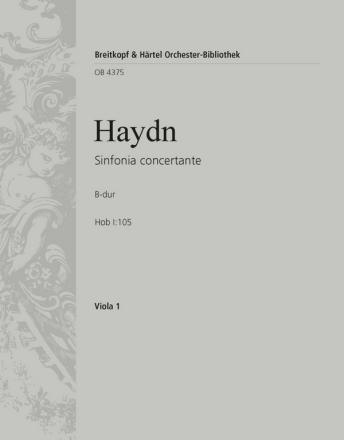 Haydn, Joseph Sinf.concertante B Hob I: 105 fr Violine, Violoncello, Oboe, Fagott und Orchester Viola