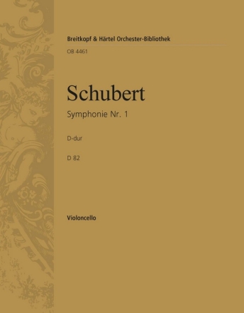 Sinfonie D-Dur Nr.1 D82 fr Orchester Violoncello