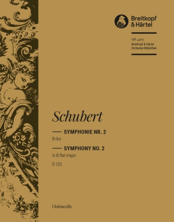 Sinfonie B-Dur Nr.2 D125 fr Orchester Violoncello